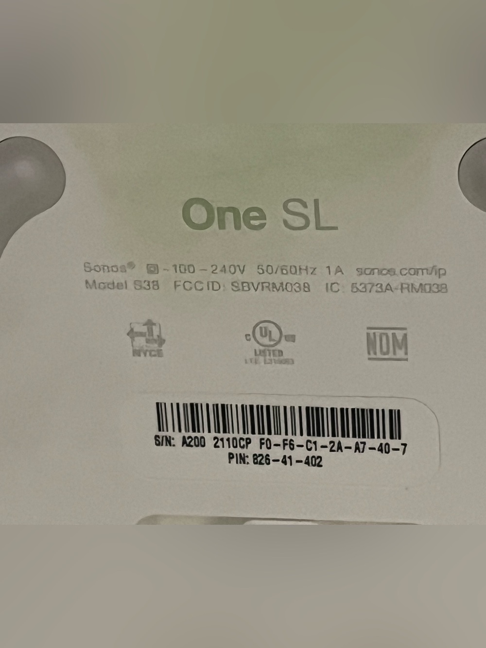 SONOS One SL Speaker - Picture 3 of 4